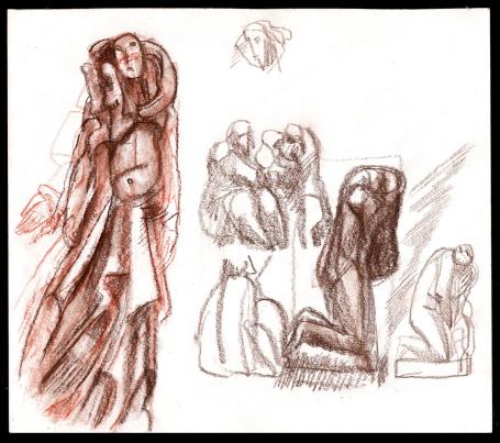 Schetsen B (voor en achter)