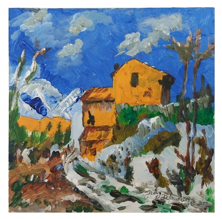 Vrolijk winterlandschapje 2011