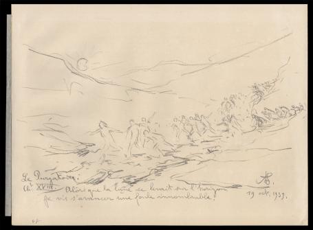 La divina commedia (Dante) Le Purgatoire Chtr XVIII Alors que  1939