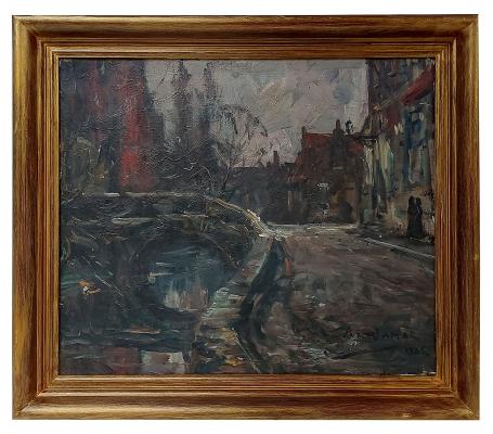 Vlamingbrug te Brugge 1936