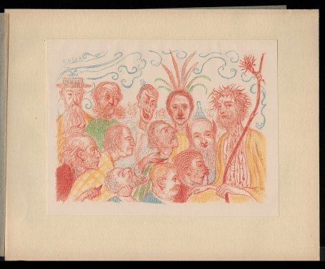 Litho uit 1921 van James Ensor kopen