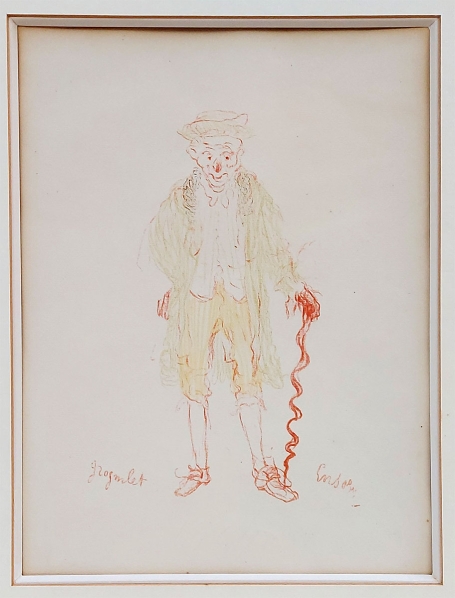 Litho van James Ensor uit 1929