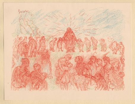 Litho van James Ensor uit 1921