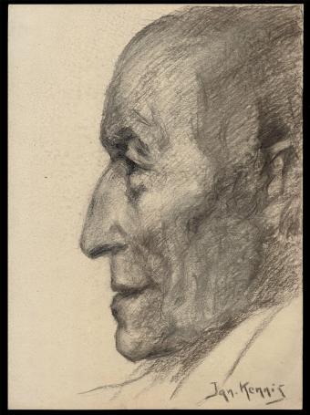 Glimlachend manshoofd