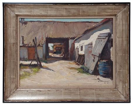 De binnenkoer van de boerderij 1934