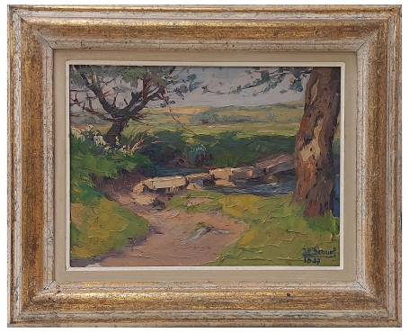 Ruisseau dans la vallée Tamines 1927