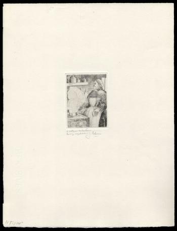 Le cuisinier dans la cuisine