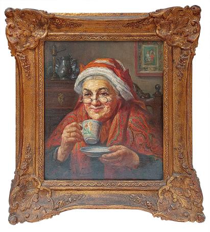 Olieverfschilderij van de Antwerpse kunstschilder Jean Laenen