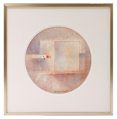 Abstract werkje op canvas 1983