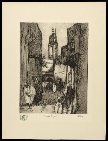 Mosqué Tidjami Maroc 1928 7/50