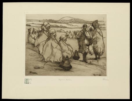 Grote ets van Jehan Frison kopen, 1928
