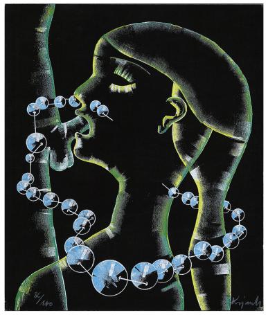 Zeefdruk, zonder titel 1970 86/100