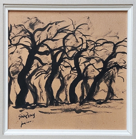 Penseel in Oost-Indische inkt. , Floris Jespers