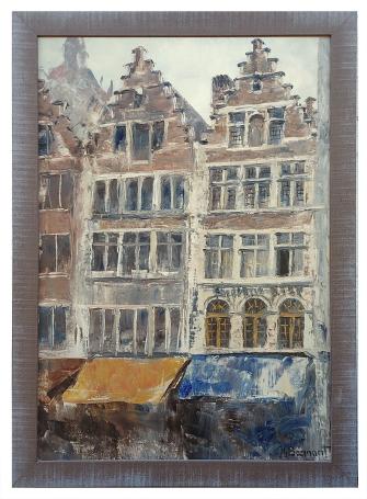 Schilderij van de Belgische kunstenaar Jean-Guy Beernaert