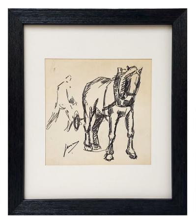 Het natiepaard aan de Antwerpse haven