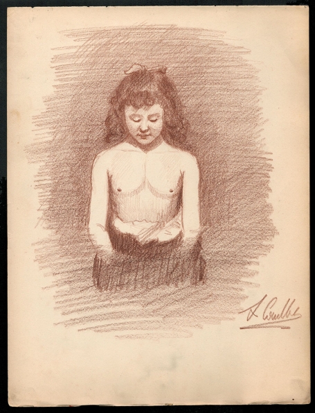 Potloodtekening van Albert Caullet  kopen