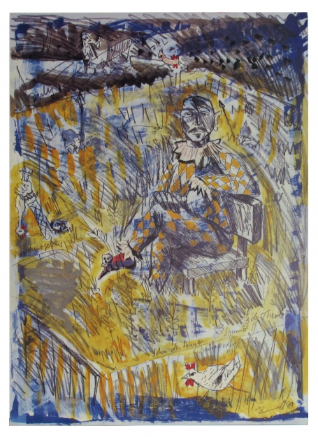 Litho van Jörg Immendorff