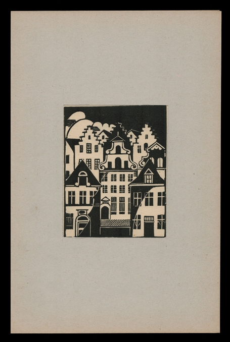 Oude gevels Antwerpen 1930