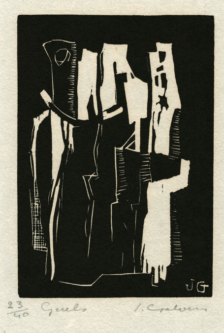 Kunstwerk van de Belgische graficus Jozef (Jos) Geboers