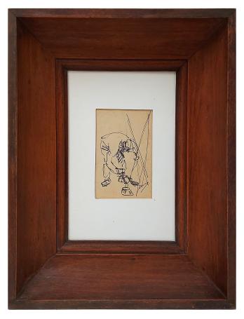 Kleine pentekening, de metser