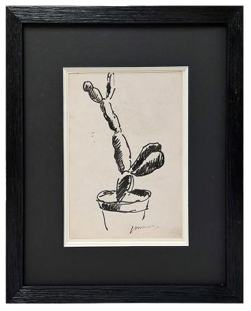 Inkttekening, de cactus