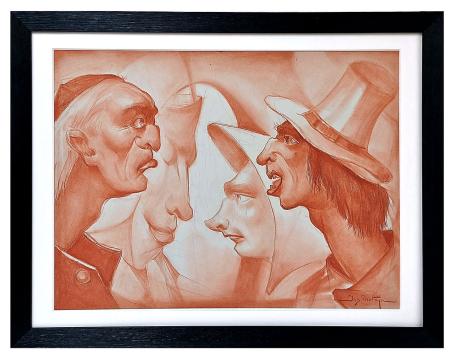 Tekening, Verachting 1980