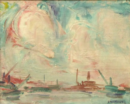Schilderij op doek van Jos Mous