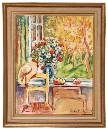 Schilderij van Belgische schilder Jean-Pierre Van Den Broeck