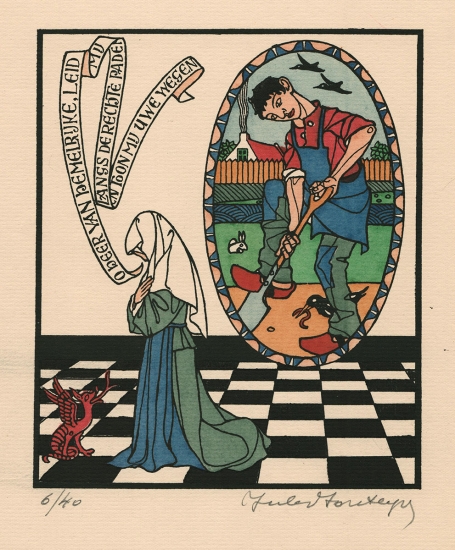 Martienus zijn gestalte wandelt door haar gebeden 1930 6/40