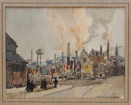 Een aquarel van Jules Gonthier kopen