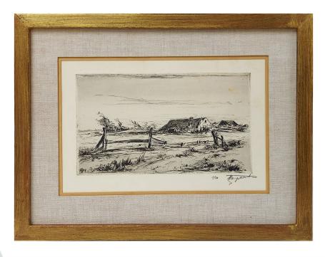 Langhoeve in een landschap 1917 3/50