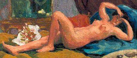 Olieverfschilderij van Gentse kunstenaar Jules Verwest