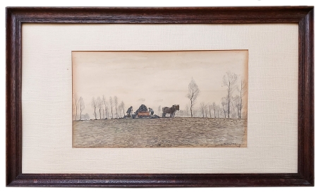 Landschapje van de Belgische kunstenaar Juliaan Severin