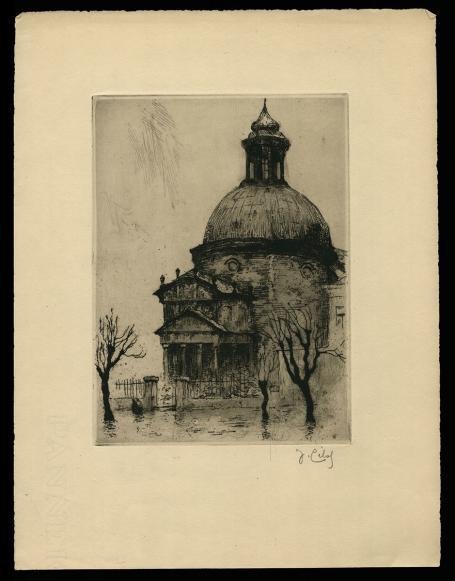 L'église de Waterloo sous la pluie 1941