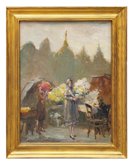 Schilderij van de kunstschilder Julien Van de Veegaete kopen