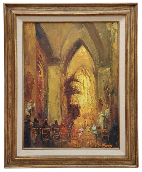 Het kerkinterieur 1977