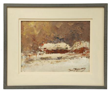 eenvoudig winterlandschapje