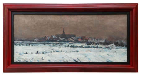 Le village en hiver (+/- 1895)