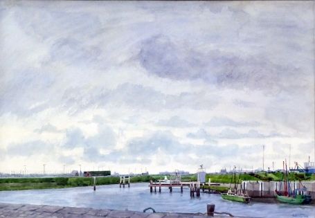 De Belgische schilder Antoon Luyckx