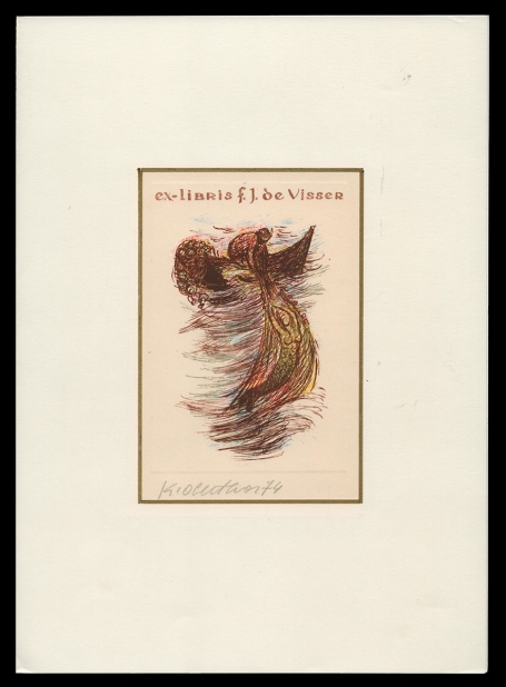 Ex libris f. j. de Visser 1974