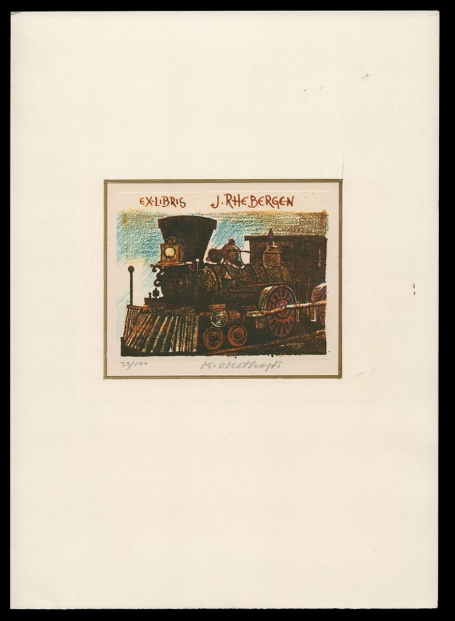 Ex libris J. Rhebergen 32/100