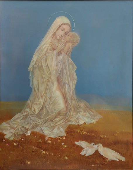 Romantisch schilderij van Karel Van Belle kopen