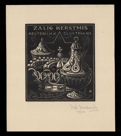 Zalig Kerstmis Keuterickx Cluytmans 1940