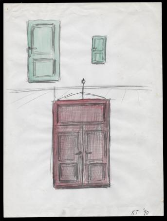 Tekening M, deuren 1990