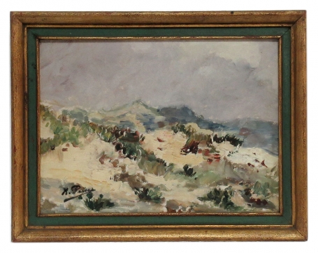 Kurt Peiser schilderij van de duinen