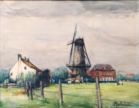 Schilderij van de Belgische schilder Leo Mechelaere kopen