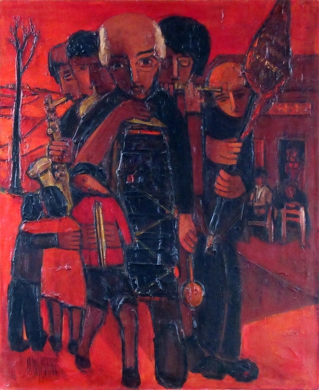 Schilderij uit 1968 van Louis Moeyersons