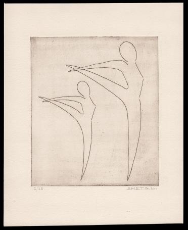 Twee gestileerde danseressen 2/25