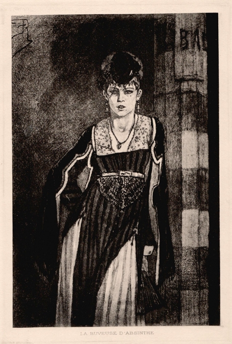 Félicien Rops met een heliogravure