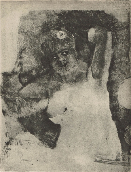 Félicien Rops met een heliogravure